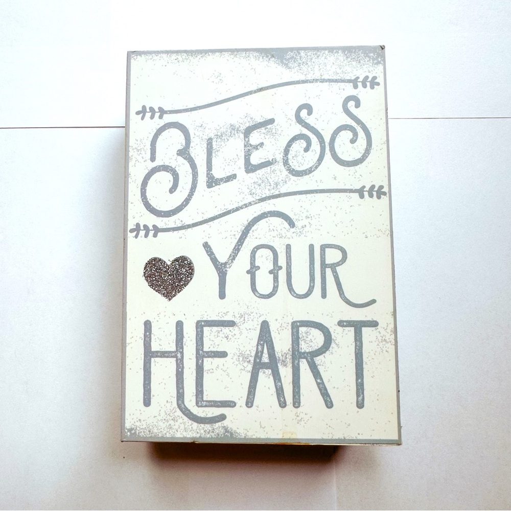 Bless Your Heart Sign/Home Decor